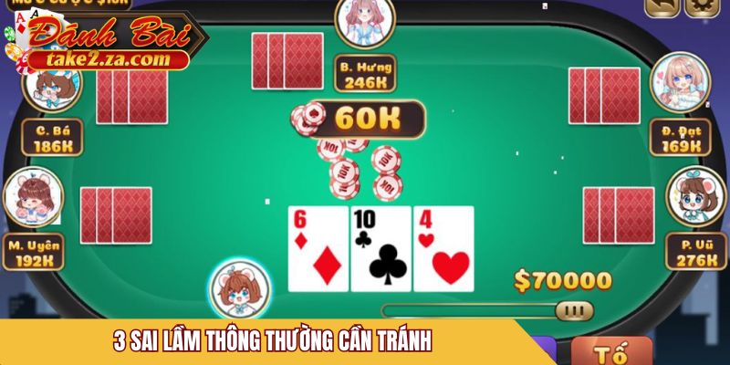 3 sai lầm thông thường cần tránh