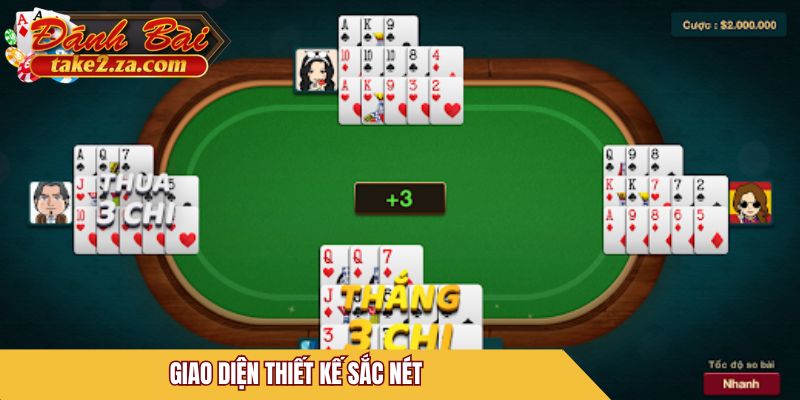 Giao diện thiết kế sắc nét