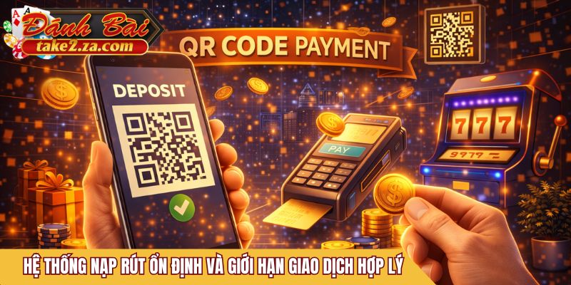 Hệ thống nạp rút ổn định và giới hạn giao dịch hợp lý