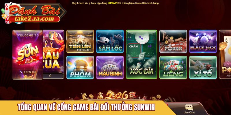 Tổng quan về cổng game bài đổi thưởng Sunwin